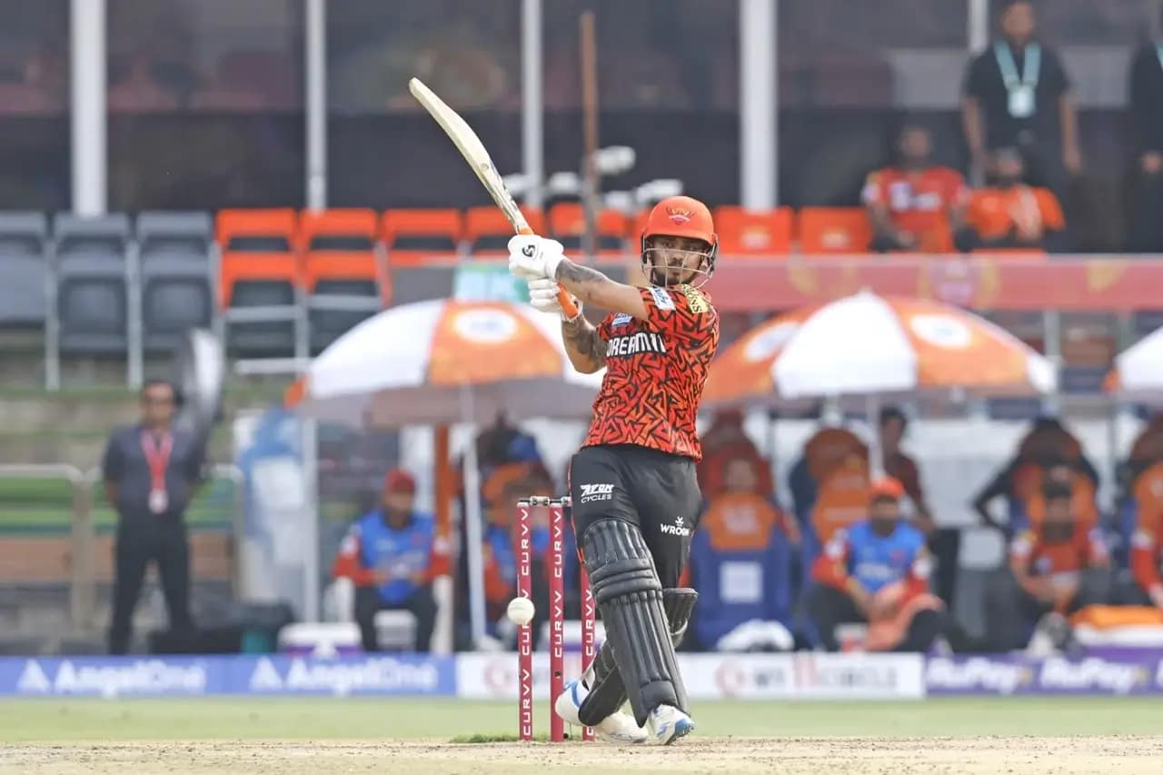 Ishan Kishan Hits a Century in SRH vs RR