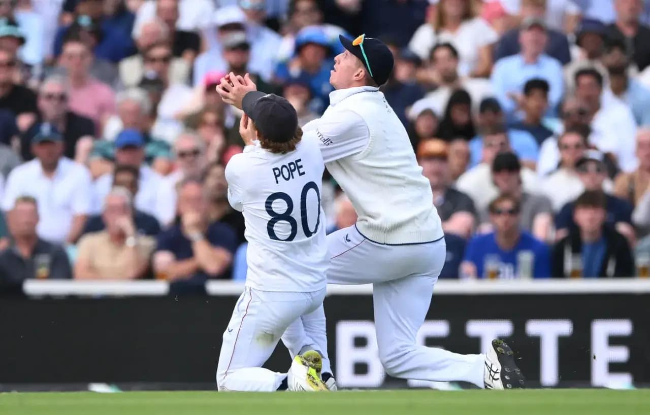 England drops catches